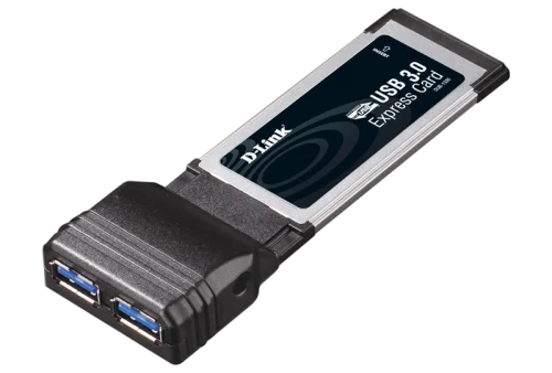 2-портовый USB 3.0 адаптер для шины ExpressCard/ PCI-E 2x USB 3.0 Express Card for notebooks (DUB-1320/A1A)