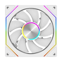 Кулер для корпуса/ Case Cooler PCCooler FG120R ARGB WH Reverse (120x120x25mm, 4-pin PWM, ARGB, 54CFM, 28.4dBA, 1800RPM, White)