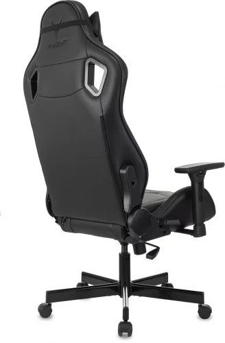 Кресло игровое Knight Gladiator черный экокожа с подголов. крестов. металл (KNIGHT GLADIATOR B) фото 23