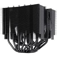 Кулер для процессора/ CPU Cooler Noctua NH-D15S chromax.black (167W, 4-pin PWM, 160mm, Al/Cu, 6x6mm, 1x150x140x25mm, 82.5CFM, 24.6dBA, 1500RPM, S: 1851/1700/1200/115X, AM5/AM4, Black)