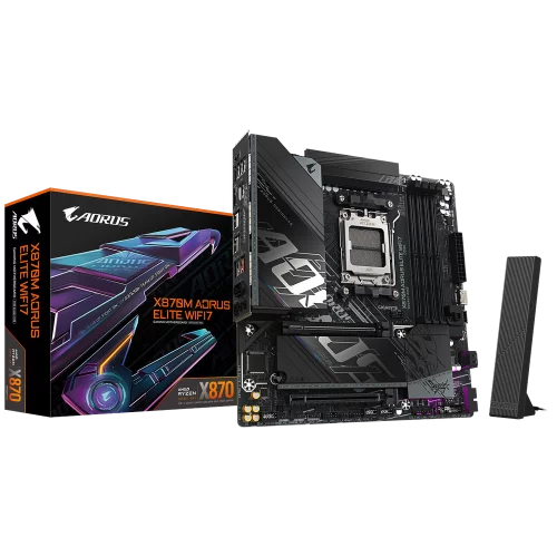 Материнская плата Gigabyte X870M AORUS ELITE WIFI7, RTL