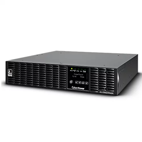 ИБП CyberPower OL1000ERTXL2U, Rackmount, Online, 1000VA/900W, 8 IEC-320 С13 розеток, USB&Serial, RJ11/RJ45, SNMPslot, LCD дисплей, Black, 0.5х0.6х0.2м., 21.7кг./ UPS Online CyberPower OL1000ERTXL2U 1000VA/900W USB/RS-232/Dry/EPO/SNMPslot/RJ11/45/ВБМ (8 IE фото 2