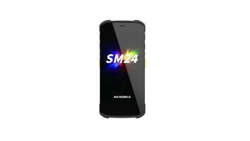 Терминал сбора данных M3 Mobile SM24 Android 16 GMS, HD, WIFI6E, CM60E, FRONT&REAR CAMERA, BT5.3 NFC(HF), 8GB/ 128GB, 6000mAh Battery, Hand Strap, Bullet Proof Film (SM240E-W2CHSE-HF)
