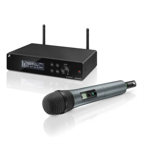 РЧ-системы и элементы Sennheiser XSW 2-835-A Вокальная РЧ-система 548-572 МГц, 12 каналов,рэковый приёмник, ручной передатчик, динамический капсюль (835), кардиоида (507143)
