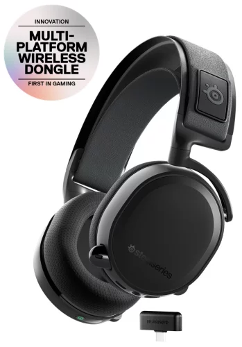 Наушники с микрофоном Steelseries Arctis 7+ черный мониторные Radio оголовье (61470) фото 3