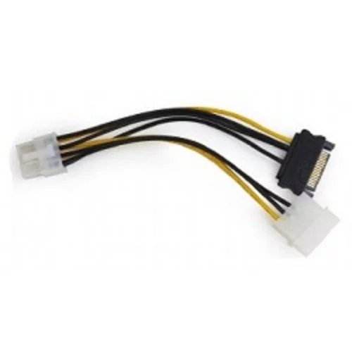 Cablexpert Разветвитель питания Molex+SATA->PCI-Express 8pin, для подключения в/ к PCI-Е (8pin) к б/ п ATX (CC-PSU-82)