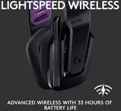 Гарнитура/ Logitech Headset G535 LIGHTSPEED Wireless Gaming BLACK- Retail (981-000972) фото 2