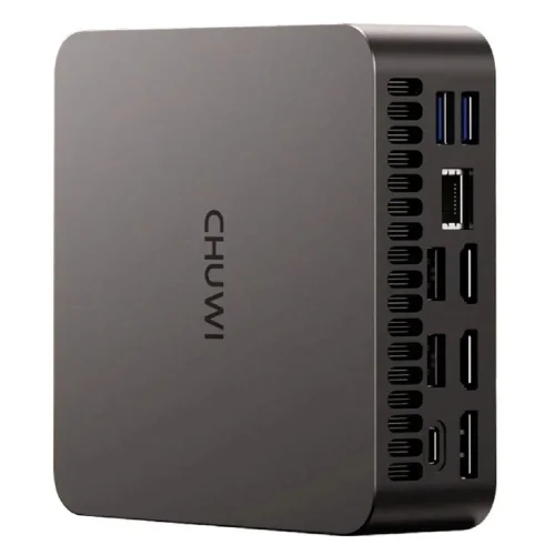 Компьютер Chuwi AuBox X1 (CWI611P) Компьютер Chuwi AuBox X1 Intel Core Ultra 5 226V(2.1Ghz)/ 16384Mb/ 512PCISSDGb/ Int:Intel Iris Xe Graphics/ BT/ WiFi/ war 1y/ 0.865kg/ Grey/ Win11Pro + USB3.0*4/ HDMI*1/ DP*1/ RJ45*1/ WIFI6,BT5.2/ bracket (CWI611P) фото 2