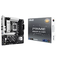 Материнская плата ASUS PRIME B860M-A-CSM, LGA1851, B860, 4*DDR5, 4*SATA, 2*M.2, 2*USB 3.2, 4*USB 2.0, Type-C, 2*PCIx16, 1*PCIx1, 2*DP+HDMI, mATX (90MB1K00-M0EAYC)