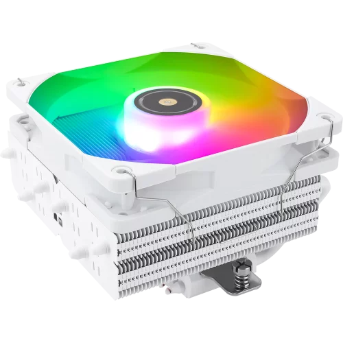 Устройство охлаждения(кулер) Thermalright SI-100-WH-ARGB Soc-AM5/ AM4/ 1151/ 1200/ 2066/ 1700 4-pin 26.1dB Al 490gr Ret