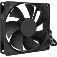 Охлаждение корпуса/ Case Cooler Foxline FL-F90, 90mm, 3pin connector Black