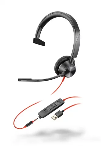 Гарнитура проводная/ Blackwire 3315, BW3315 USB-A