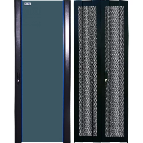 Комплект дверей 42U 800мм черный передняя-стекло задняя-распашная перф. -CBB-DR42-8x-S-GP (TWT-CBB-DR42-8X-S-GP)