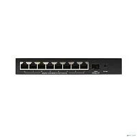 ORIGO OS1209P/ 80W/ A1A Неуправляемый PoE-коммутатор 8x100Base-TX PoE+, 1x1000Base-X SFP, PoE-бюджет 80 Вт, корпус металл (OS1209P/80W/A1A)
