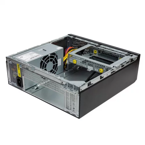 Корпус с блоком питания 250Вт./ Сase Foxline mITX 250W TFX, 2xUSB3.0, Black/Black Trim, powercord (FL-RS02BLK-FX250T) фото 2