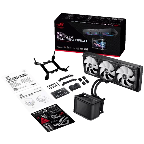 Жидкостная система охлаждения ASUS ROG RYUO IV SLC 360 ARGB (90RC0151-B0EAY0) фото 13