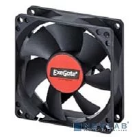 Exegate EX283377RUS Вентилятор ExeGate EX08025S3P, 80x80x25 мм, подшипник скольжения, 3pin, 1800RPM, 23dBA