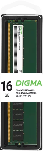 Память DDR5 32GB 4800MHz Digma DGMAD54800032D RTL PC5-38400 CL40 DIMM 288-pin 1.1В dual rank Ret