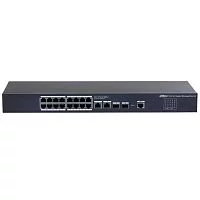 *Коммутатор Dahua DH-SG4020, 20-портовый управляемый коммутатор, уровень L2, 18xRJ45 1Gb, 2xRJ45 1Gb uplink, коммутация 56 Гбит/ с, MAC-таблица 8K, металл