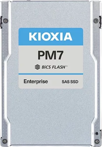 Серверный твердотельный накопитель/ KIOXIA SSD PM7-V, 1600GB, 2.5 15mm, SAS 24G, TLC, R/ W 4200/ 3400 MB/ s, IOPs 720K/ 320K, TBW 8760, DWPD 3 (12 мес.) (KPM7XVUG1T60)