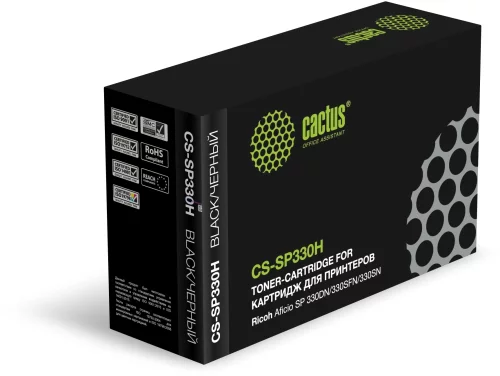 Картридж лазерный Cactus CS-SP330H 408281 черный (7000стр.) для Ricoh Aficio SP 330DN/330SFN/330SN