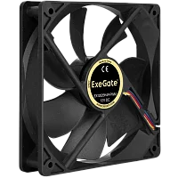 Exegate EX283392RUS Вентилятор ExeGate E12025H4P-PWM, 120x120x25 мм, гидродинамический, 4pin, PWM, 24dBA (без креплений)