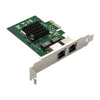 Exegate EX293452RUS Сетевой адаптер ExeGate EXE-BCM5720 (PCI-E x1 v2.0, порты 2xRJ45, 10/ 100/ 1000Mbps, Gigabit Chipset Broadcom BCM5720)
