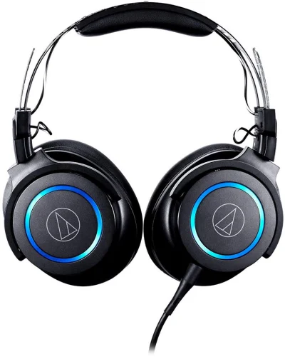 Наушники с микрофоном Audio-Technica ATH-G1 черный/синий 2м мониторные оголовье (80000808) фото 3