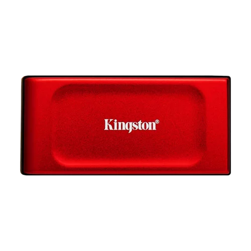 Твердотельный накопитель/ Kingston External SSD XS1000R BOC, 2000GB, Type-C/ A, USB 3.2 Gen 2, R/ W 1050/ 1000MB/ s, 70x33x14mm, 69g., Red (60 мес) (SXS1000R/2000GA)