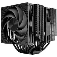Thermalright Кулер Frost Tower 140 Black LGA115X/1200/1700/1851/2011/2066/AM4/AM5 (Dual Tower, 120mm + 140mm PWM Fan, медное основание, 7 тепл. трубок 6мм) / TRFT140B