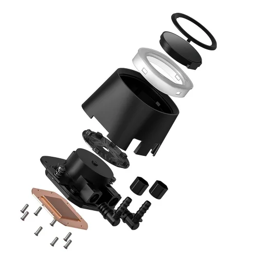 Вентилятор Cooler ID-Cooling FX360 LCD PE BLACK LCD SCREEN 350W/ all Intel/AMD/ no LED fan фото 10