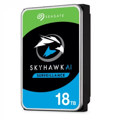 Жесткий диск/ HDD Seagate SATA 6Gb/s 18Tb SkyHawk AI 7200 256Mb 1 year warranty (ST18000VE002)