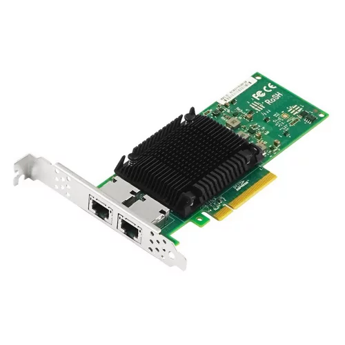 Сетевой адаптер Lr-Link LRES1012PT PCIe v3.0 x8 2*RJ45 10G NIC Card на базе Intel X710