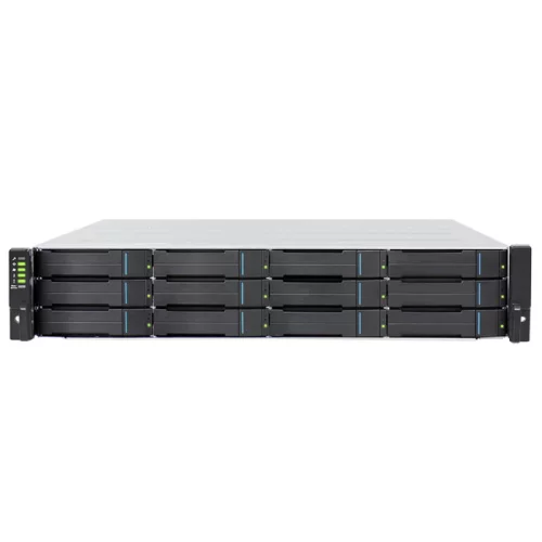 *Полка расширения сетевого хранилища Infortrend 2U/ 12bay dual redundant controller expansion enclosure 4x 12Gb SAS ports, 2x(PSU+FAN module), 12xdrive trays, 2x 12G to 12 G SAS cables and 1xRackmount kit(JB 3012R) (JB3012R10A0-8U32)