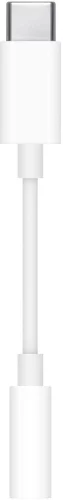 Кабель Apple MU7E2FE/ A Jack 3.5 (f)-USB Type-C (m) 0.1м белый (MU7E2FE/A)
