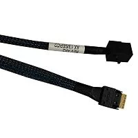 Кабель Amphenol RSL38-2804 Slimline SASx4 (SFF8654) -to- HD MiniSAS x4 (SFF8643) 80cm