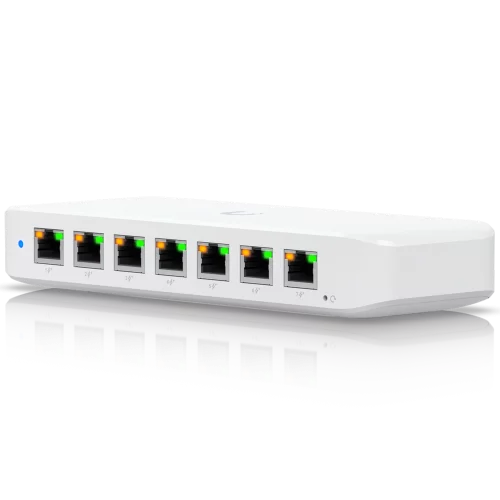 Коммутатор Ubiquiti UniFi Switch Ultra PoE-коммутатор, 8х 1G RJ45, раздача 42 Вт (USW-ULTRA)