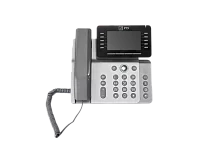 SIP телефон T25P-RU, 20 линий, 2х10/100/1000, 4,3" цветной дисплей 480*272, POE, 45 DSS клавиш