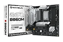 Материнская плата MAXSUN MS-Terminator B860M, LGA1851, B860, 4*DDR5, 4*SATA3, 3*M.2, USB 3.2, USB 2.0, Type-C, 1*PCIEx16, 1*PCIex4, 1*PCIex1, HDMI+DP, mATX