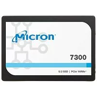 Твердотельный накопитель/ Micron SSD 7300 PRO, 1920GB, U.2(2.5" 7mm), NVMe, PCIe 3.0 x4, 3D TLC, R/W 3000/1550MB/s, IOPs 396 000/55 000, TBW 4200, DWPD 1.2 (12 мес.) (MTFDHBE1T9TDF-1AW1ZABYY)