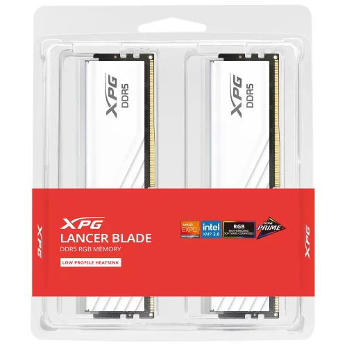 Модуль памяти DIMM DDR5-6400 32GB (16GBx2) RGB AX5U6400C3216G-DTLABRWH ADATA фото 4
