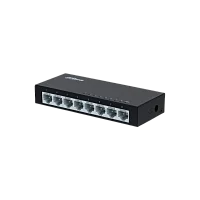 Коммутатор Dahua 8-port 10/ 100M RJ45 Non-PoE Switch, Metal case (DH-PFS3008-8ET)