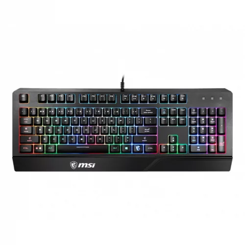 Клавиатура MSI VIGOR GK20 GAMING Wired, RGB, USB 2.0, 1.8 m, Black (VIGOR GK20 RU)