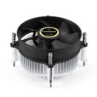 Exegate EX286138RUS Кулер ExeGate EK-11508 (Al, LGA1150/ 1151/ 1155/ 1156/ 1200, TDP 75W, Fan 90mm, 2200RPM, Hydro bearing, 3pin, 22db, 285г, с термопастой, на винтах, Retail color box)