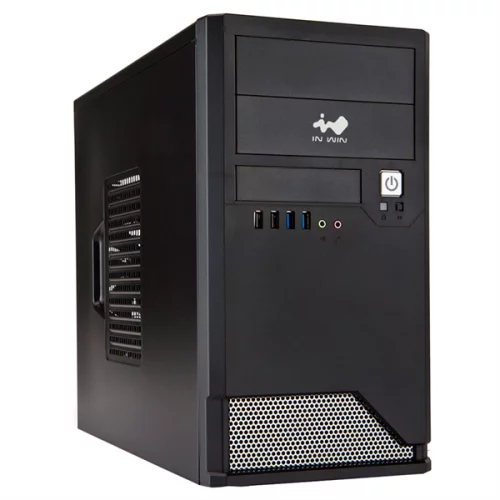 Mini Tower InWin EMR048 Black __________ U2.0*2+U3.0*2+A(HD) mATX (без блока питания) (6192997)