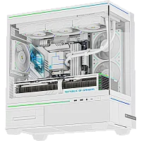 Корпус без блока питания/ Case Thermalright M10, Mini-Tower, TG, ARGB, no fans, 2xUSB-A 3.0, 1xUSB Type-C, mATX, mITX White (TL-M10 WHITE)