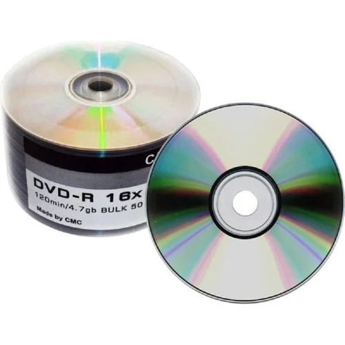 Диски СМС DVD-R 4,7 GB 16x Bulk/ 50 (CMCDVDRB50)