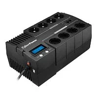ИБП CyberPower BR1200ELCD, Line-Interactive, 1200VA/720W, 8 Schuko розеток, USB&USB Charger, RJ11/RJ45, LCD дисплей, Black, 0.33х0.2х0.01м., 9кг./ UPS Line-Interactive CyberPower BR1200ELCD 1200VA/720W USB/RJ11/45 (4+4 EURO)