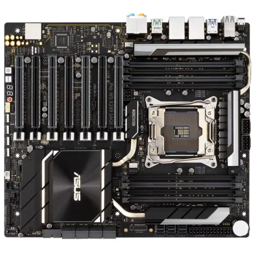 Материнская плата Asus PRO WS X299 SAGE II {LGA2066 CEB 8xDDR4 7xPCIEx16 2xM.2 GLAN 2.5GLAN}(90SW00U0-M0EAY0)