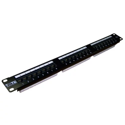 Патч-панель Lanmaster TWT-PP24UTP 24x RJ45 1U (TWT-PP24UTP)
